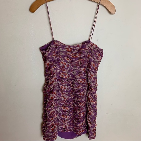 NWT Zara Blogger’s Favorite Printed Mini Dress with Draping - Picture 8 of 10